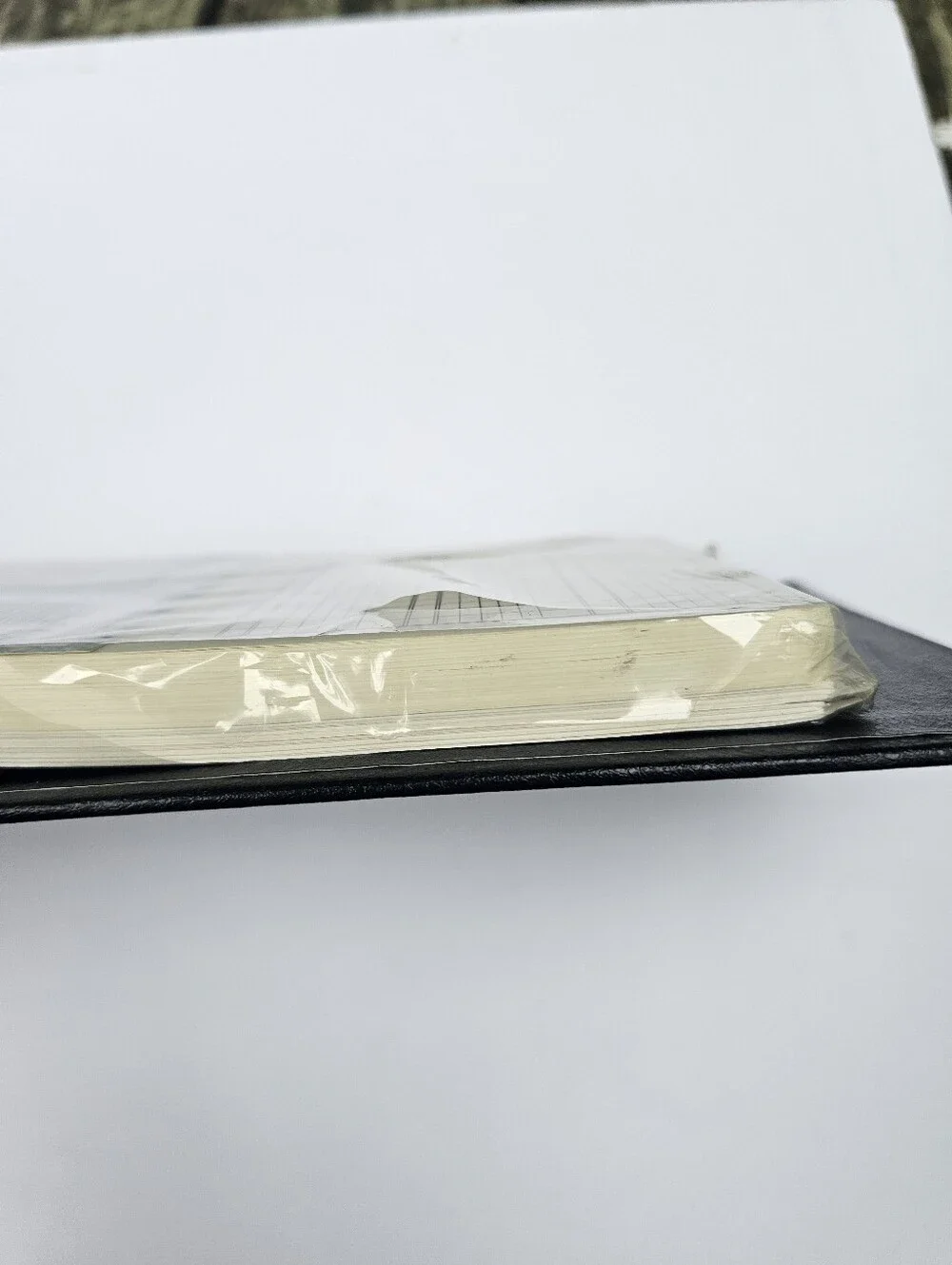 Vintage Black Accounting Ledger NOS A-Z Tabs Hardcover Oldschool Office Retro